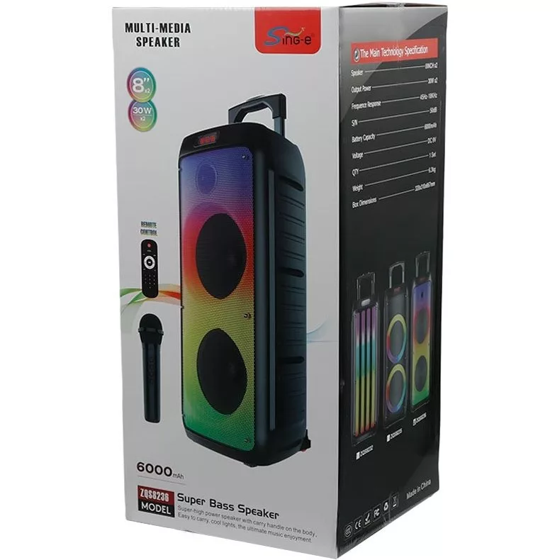 اسپیکر بلوتوثی قابل حمل مدل ZQS 8236