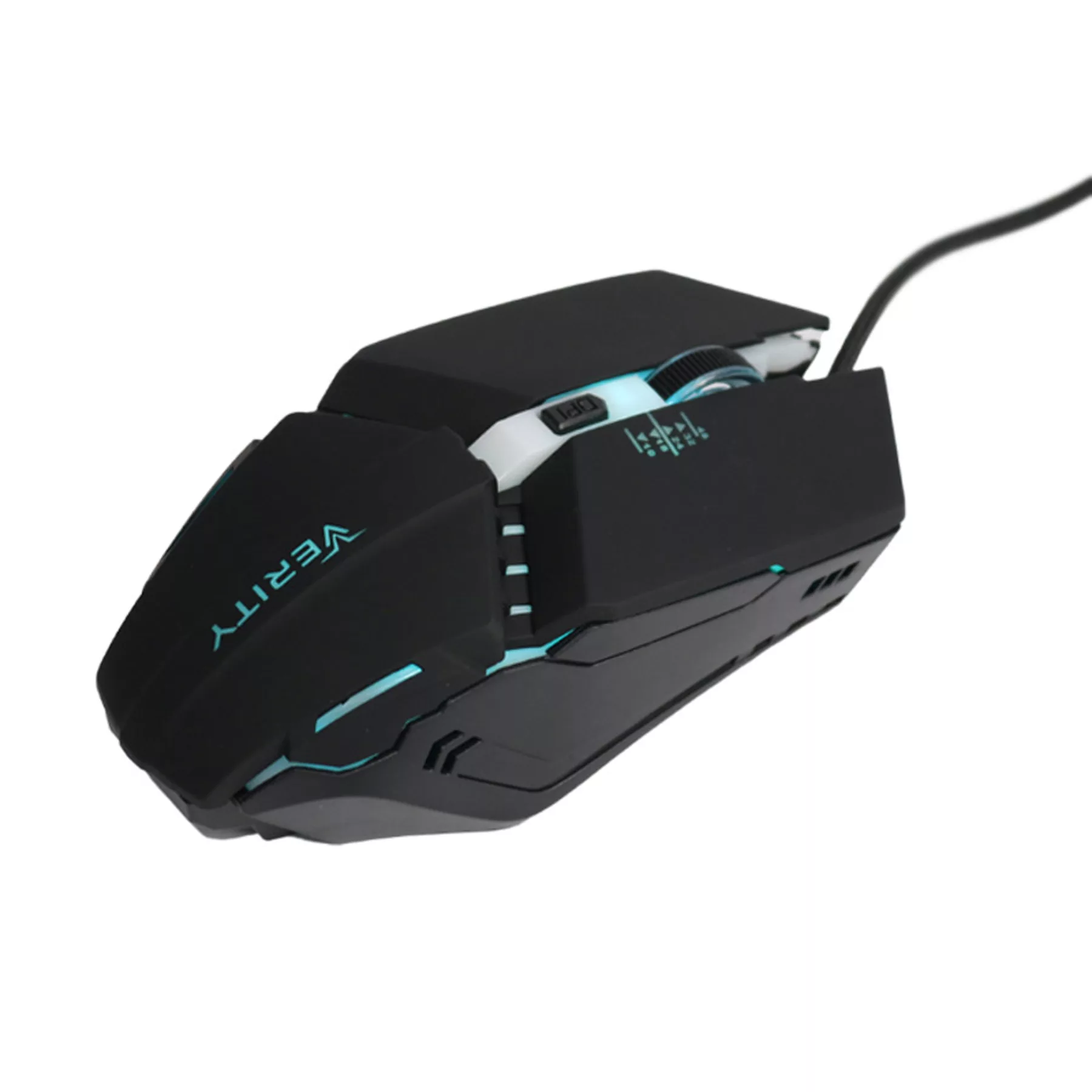 کیبورد و ماوس گیمینگ وریتی مدل V-KB6126GCW، سوییچ ممبران، Full-Size، نورپردازی LED RGB