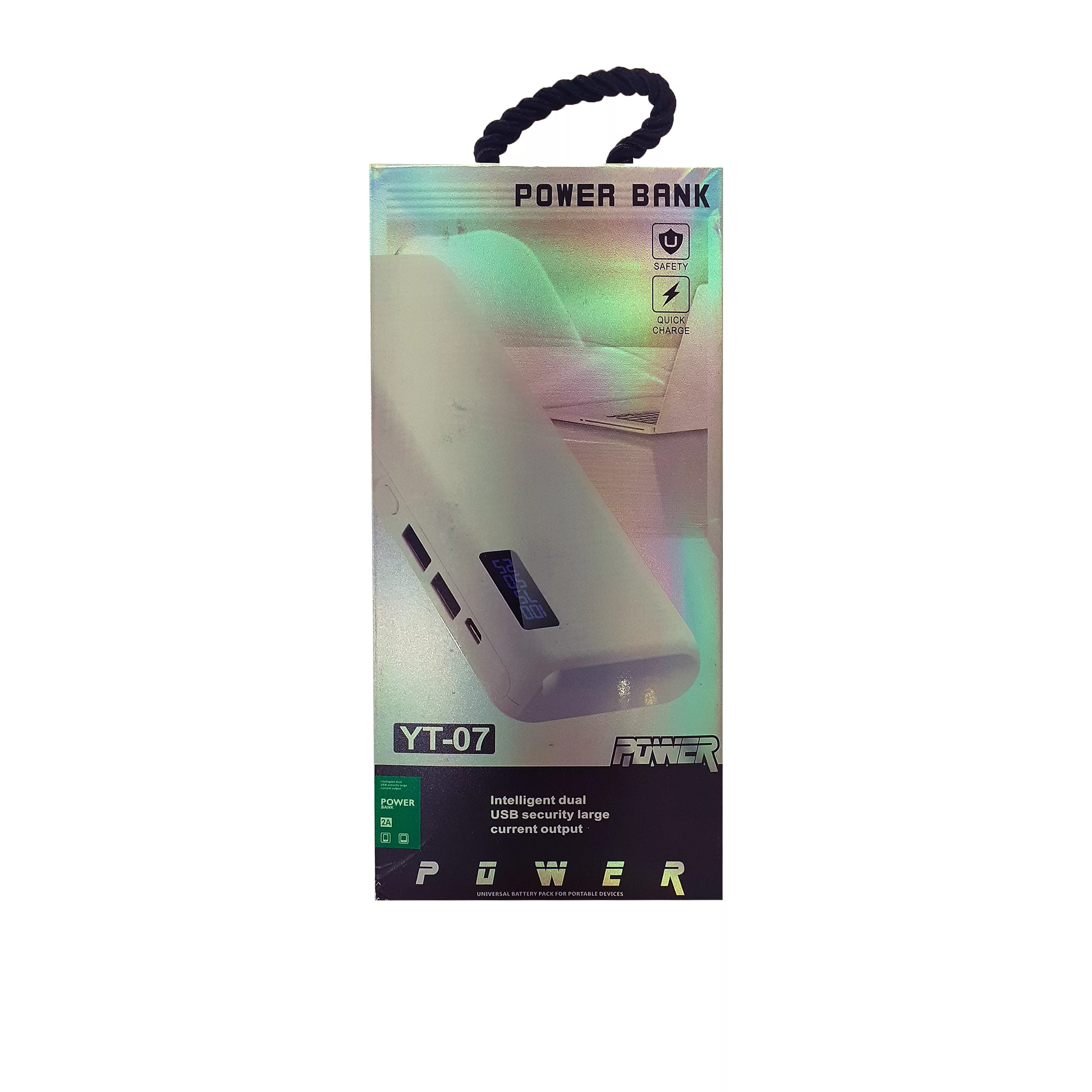 پاوربانک پاور باکس مدل YT-07 ظرفیت 20000 میلی آمپر ساعت
