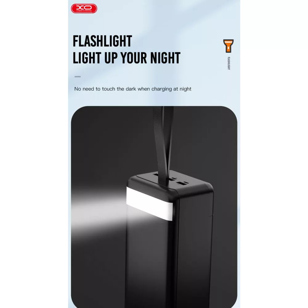 پاوربانک ایکس او مدل pr160 ظرفیت 80000 میلی آمپر ساعت