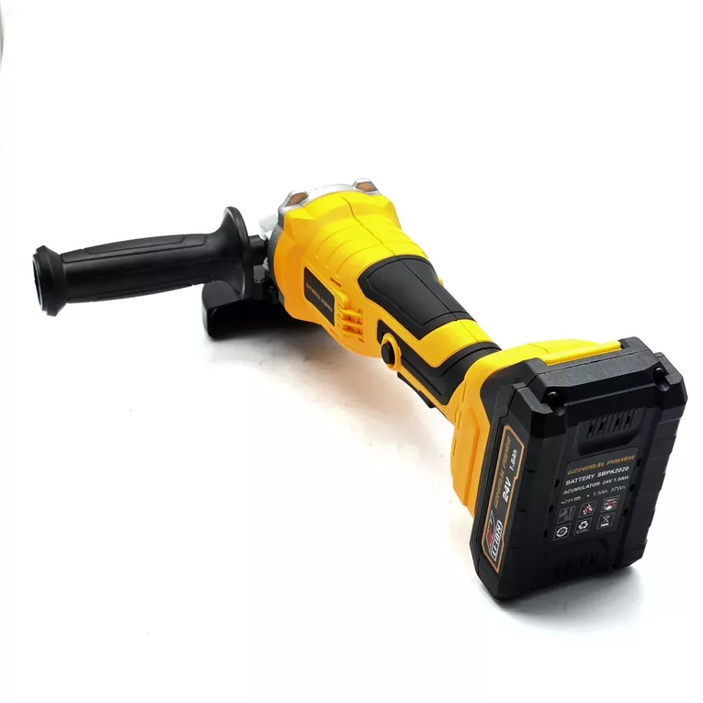 مینی فرز شارژی براشلس 115 میلی متری 24 ولت جنرال پاور مدل STAG-2001BL مجموعه 4 عددی