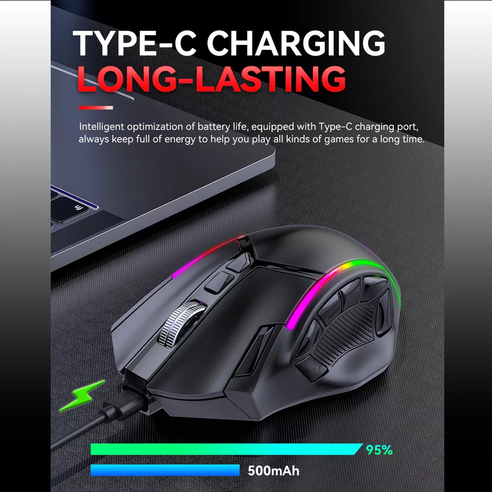 ماوس بی سیم مخصوص بازی ام کی ای اس پی ان مدل W605