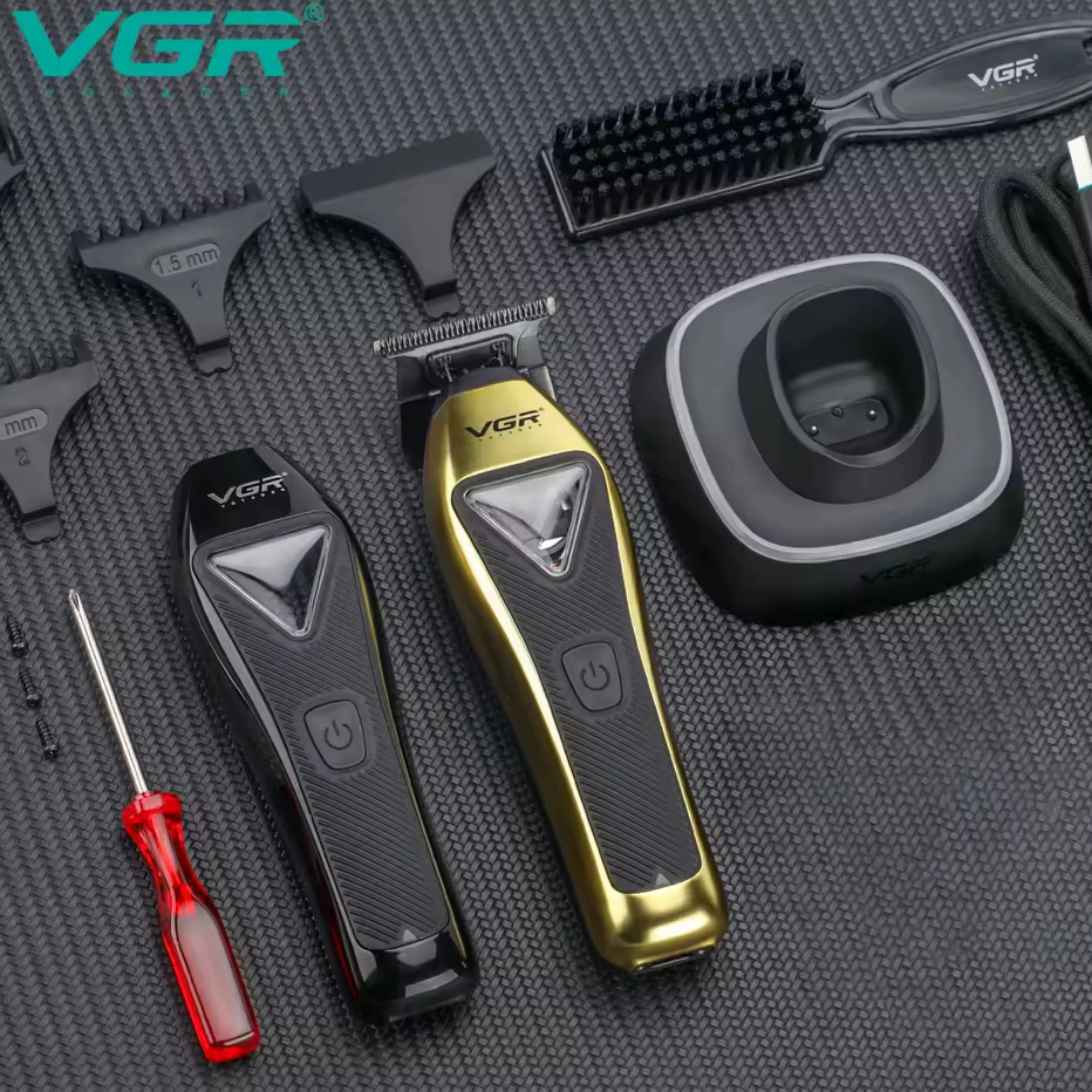 ماشین اصلاح موی سر و صورت شارژی وی جی ار مدل V-994