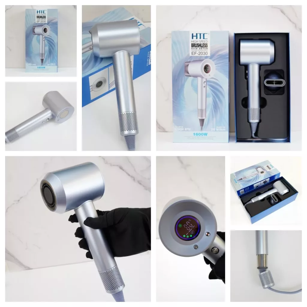 سشوار حرفه ای 1600 وات اچ تی سی مدل EF-2030