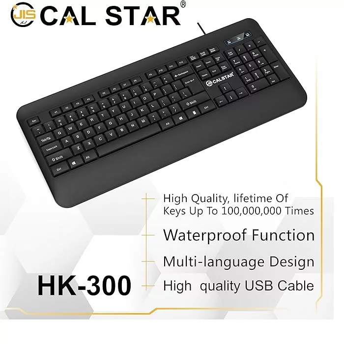 کیبورد با سیم کال استار مدل HK-300