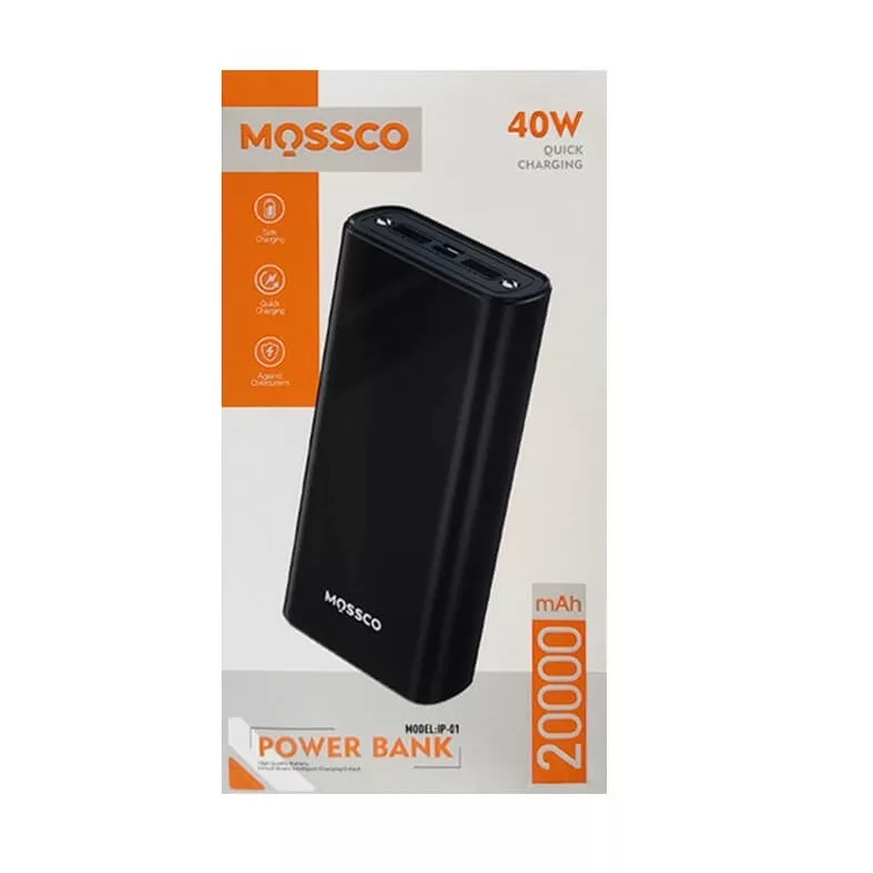 پاوربانک مسکو مدلIp0140w ظرفیت ۲۰۰۰۰ میلی آمپر ساعت