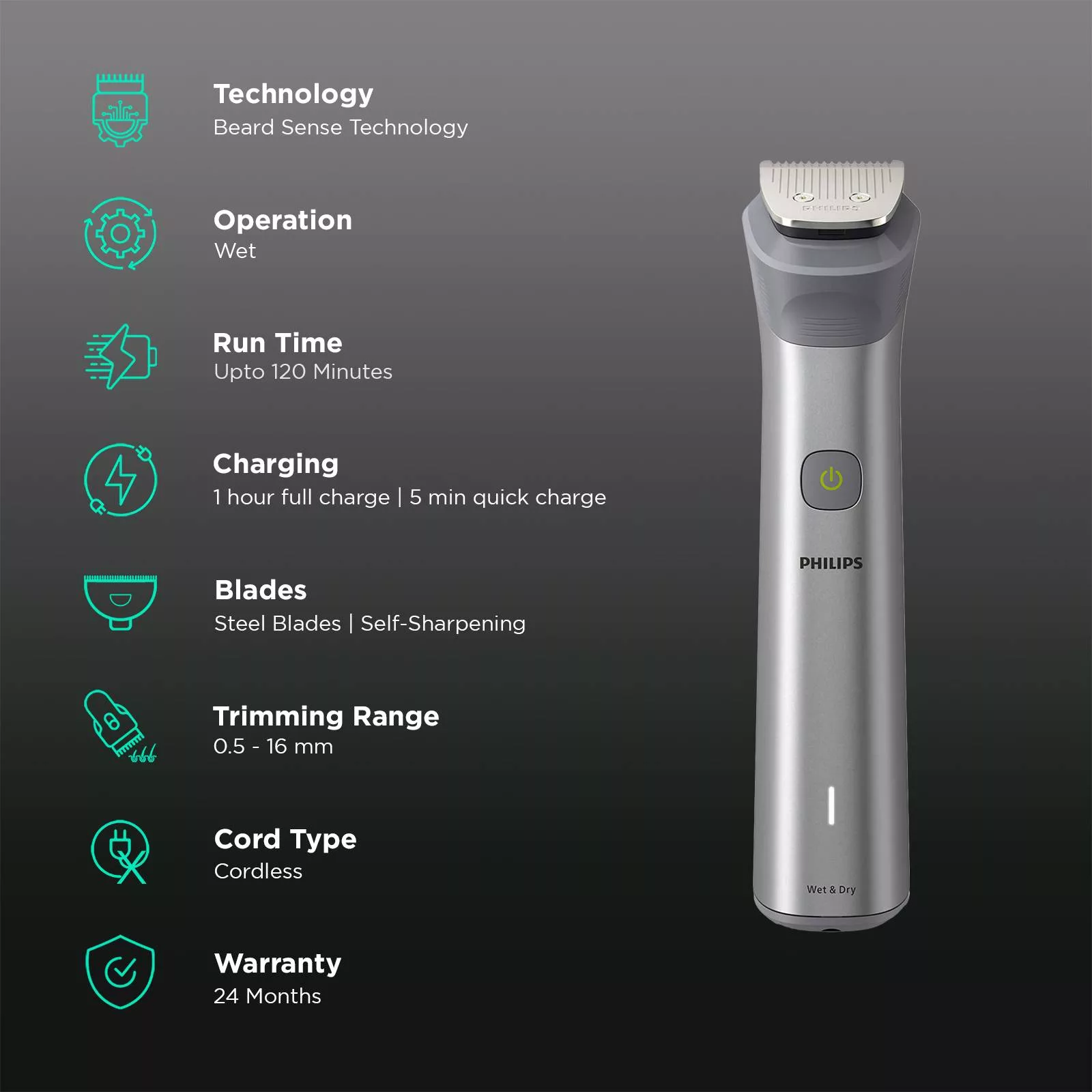 ماشین اصلاح موی سر و صورت فیلیپس مدل MG5930