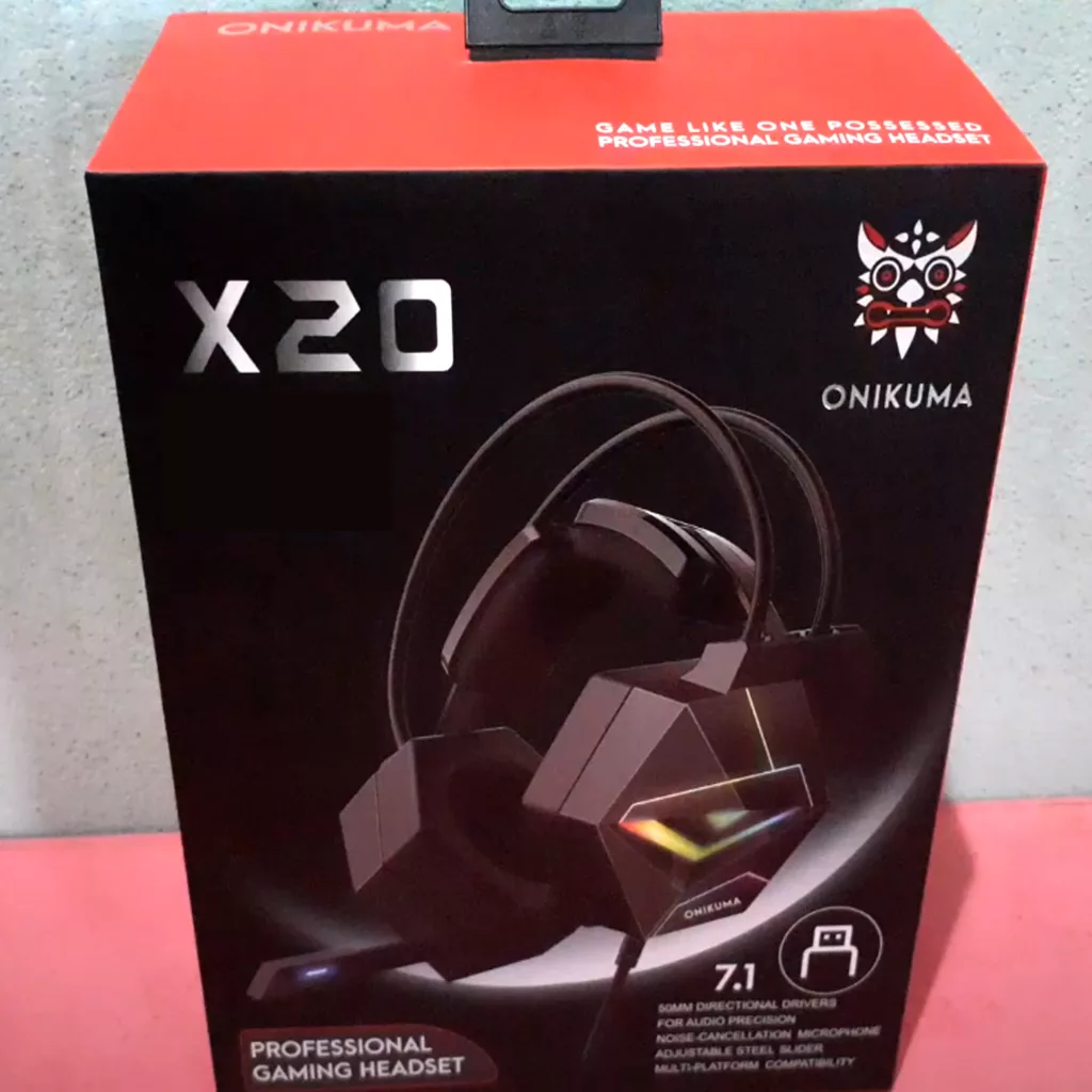 هدست مخصوص بازی اونیکوما مدل X20 7.1
