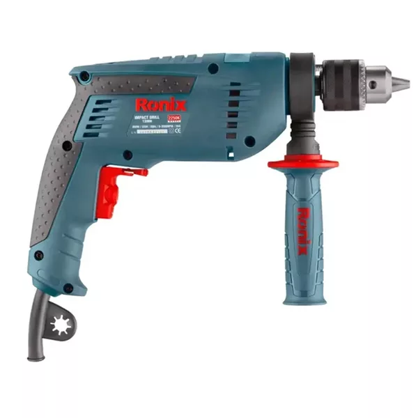 ست ترکیبی دریل چکشی سه نظام 13 میلیمتری 750وات رونیکس RS0006