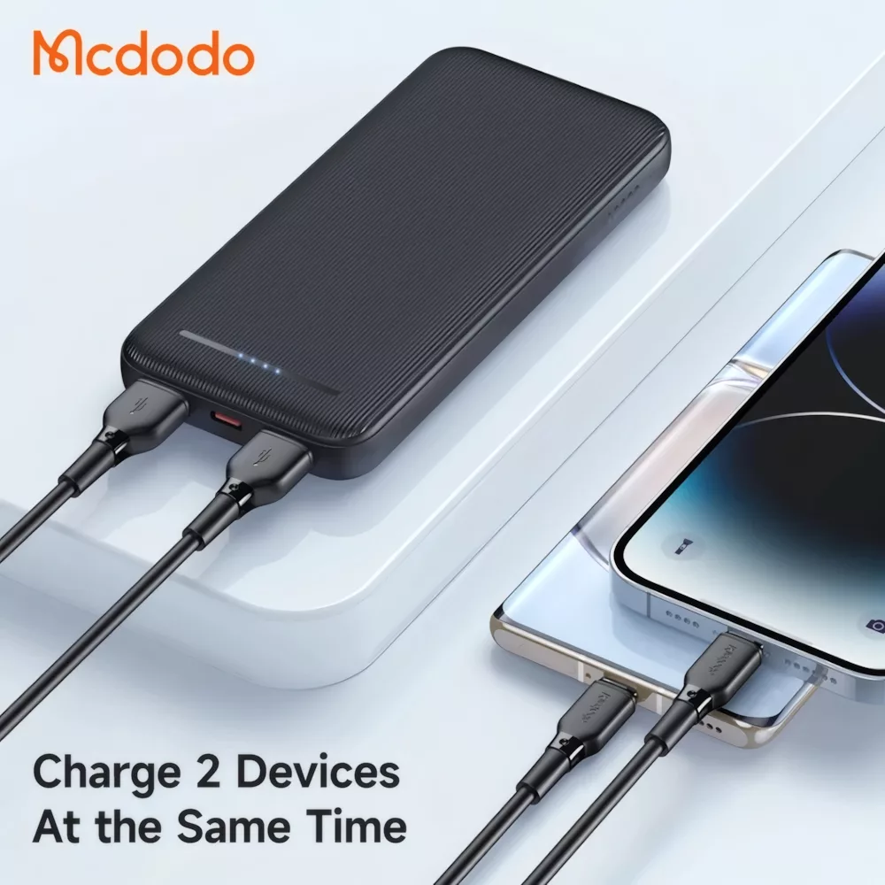 پاوربانک مک دودو مدل MC-463 LED Version ظرفیت 10000 میلی آمپرساعت