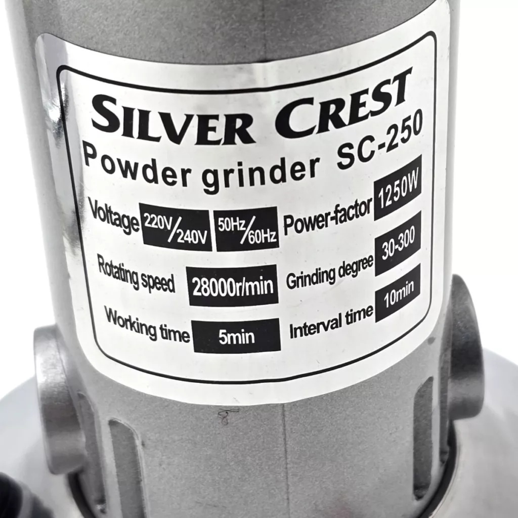 آسیاب صنعتی سیلور کرست مدل SC-250