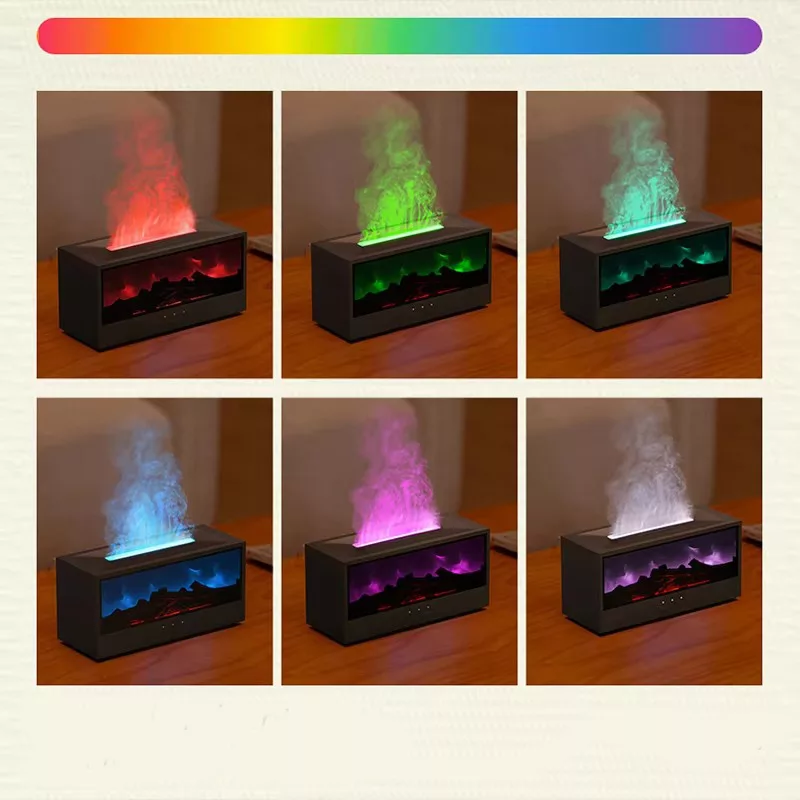 دستگاه بخور سرد مدل DQ-717 طرح شومینه سه بعدی