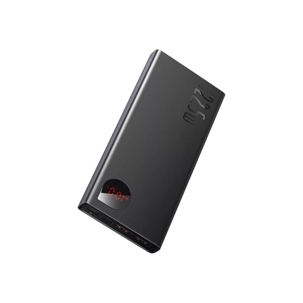 پاوربانک باسئوس مدل ADAMAN METAL DIGITAL DISPLAY ظرفیت 10000 میلی آمپر ساعت