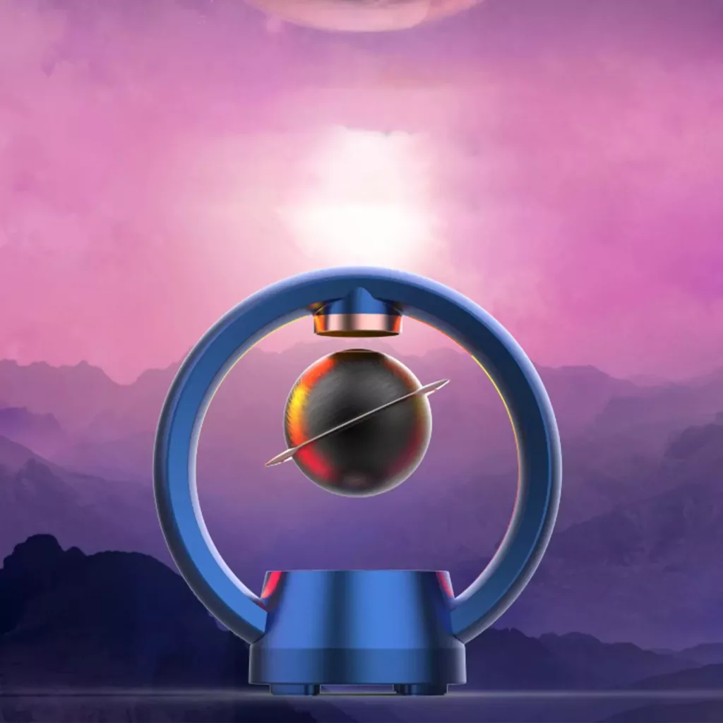 اسپیکر بلوتوثی مدل c1 plus طرح کره معلق زحل