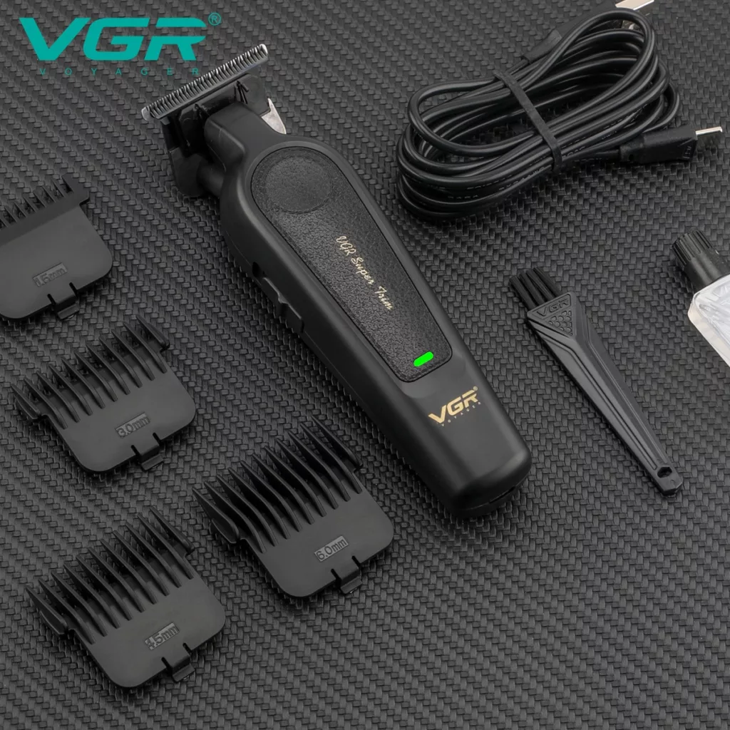 ماشین اصلاح موی سر و صورت شارژی وی جی ار مدل V-995