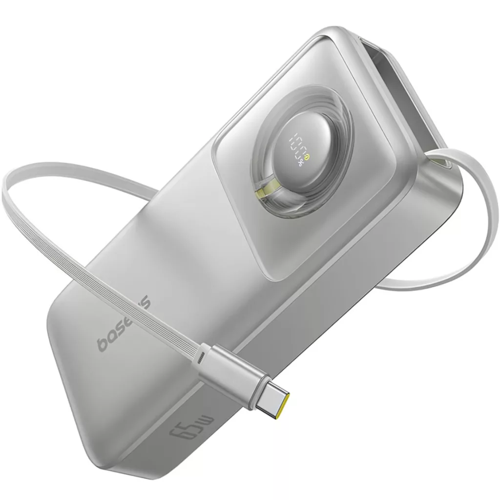 پاوربانک بیسوس مدل NOMOS 65W ظرفیت 20000 میلی آمپر ساعت