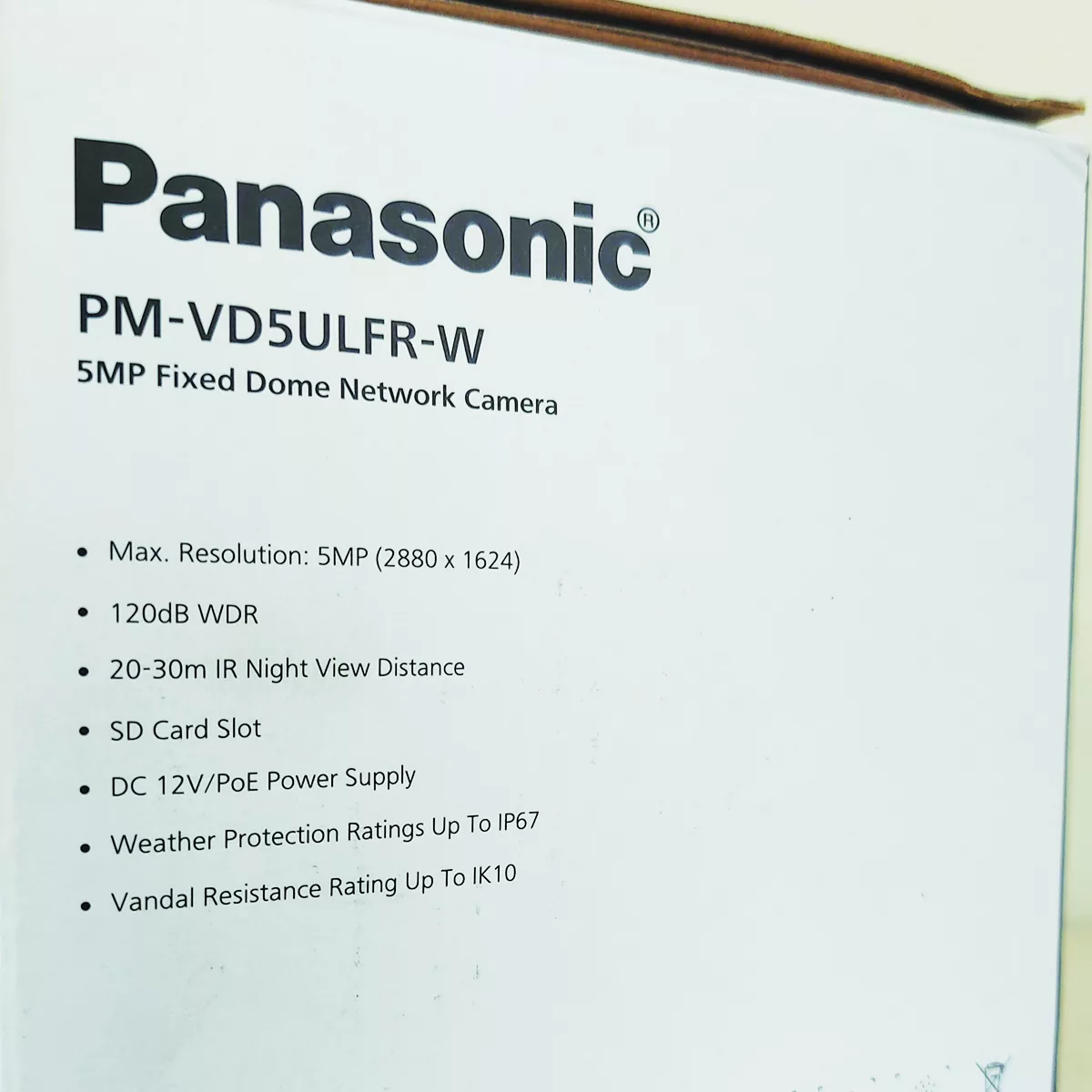 دوربین مداربسته تحت شبکه پاناسونیک مدل PM-VD5ULFR-W