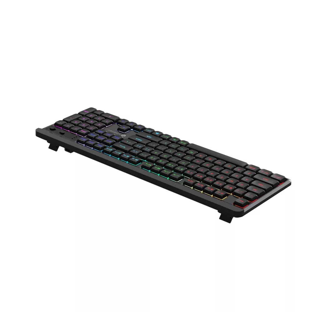 کیبورد بی سیم لاجی کی مدل K520B، سوییچ مکانیکال قرمز، Full-Size، نورپردازی RGB