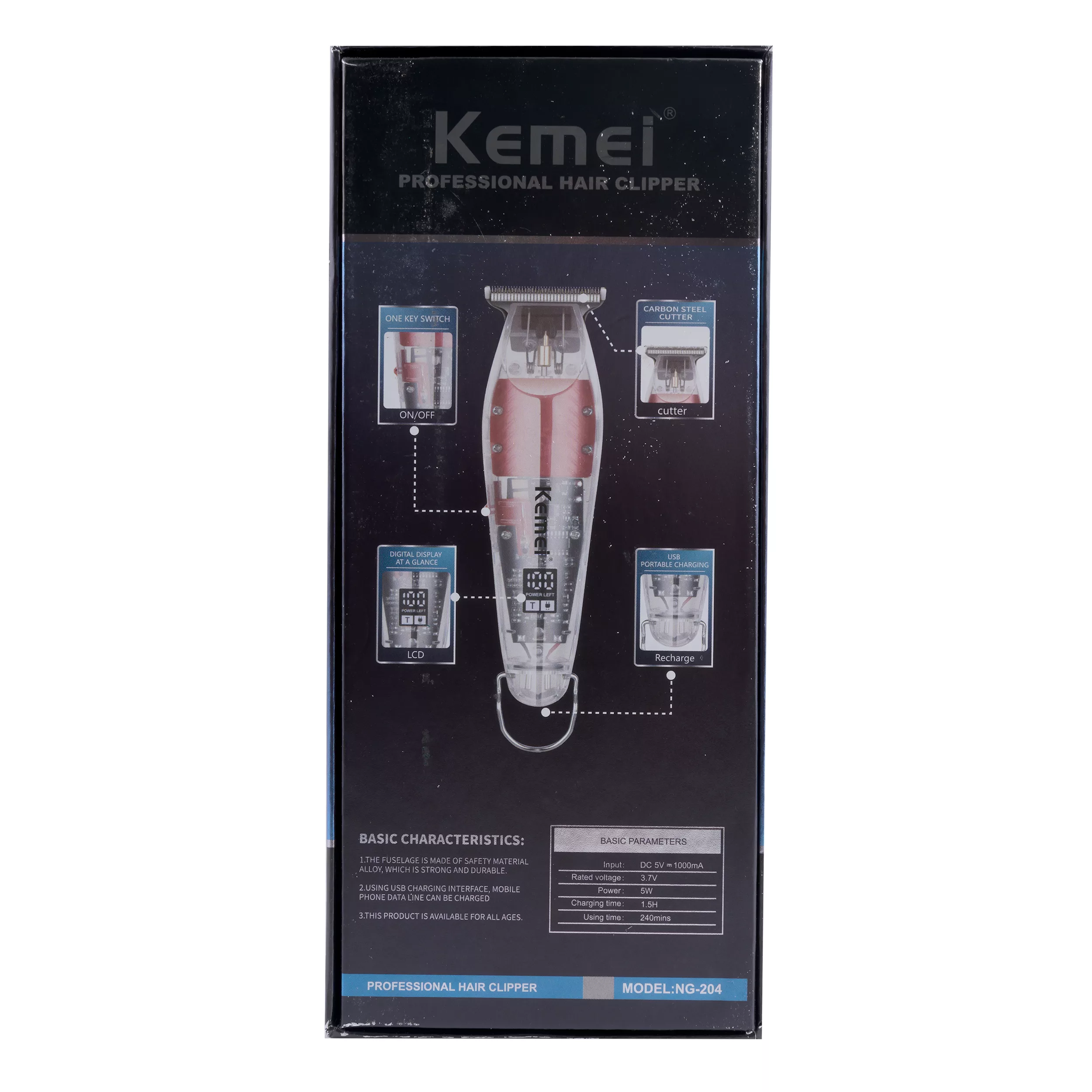 ماشین اصلاح موی صورت و بدن کیمی مدل ng-204