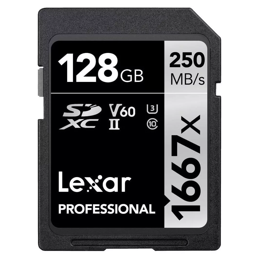 کارت حافظه SDXC لکسار مدل Professional کلاس 10 استاندارد UHS-II U3 سرعت 250MBps ظرفیت 128 گیگابایت کارت حافظه SDXC لکسار مدل Professional کلاس 10 استاندارد UHS-II U3 سرعت 250MBps ظرفیت 128 گیگابایت