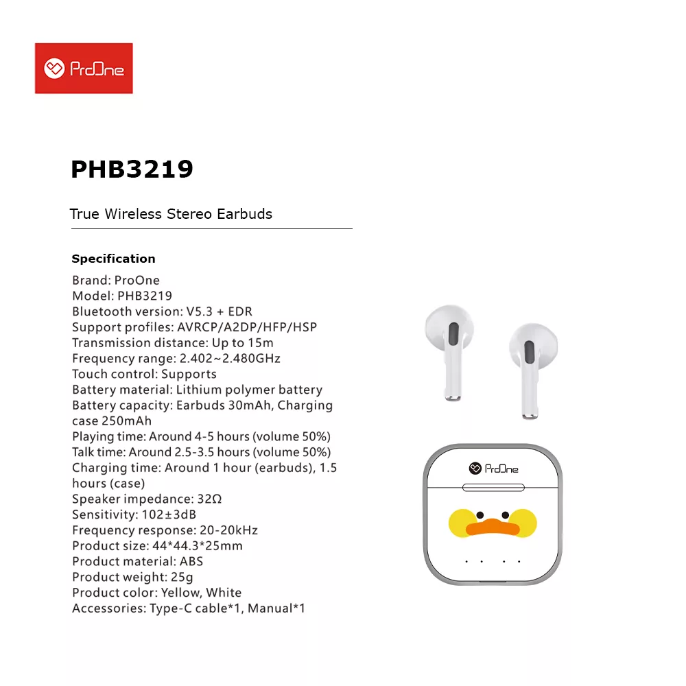 هدفون بلوتوثی پرووان مدل PHB3219