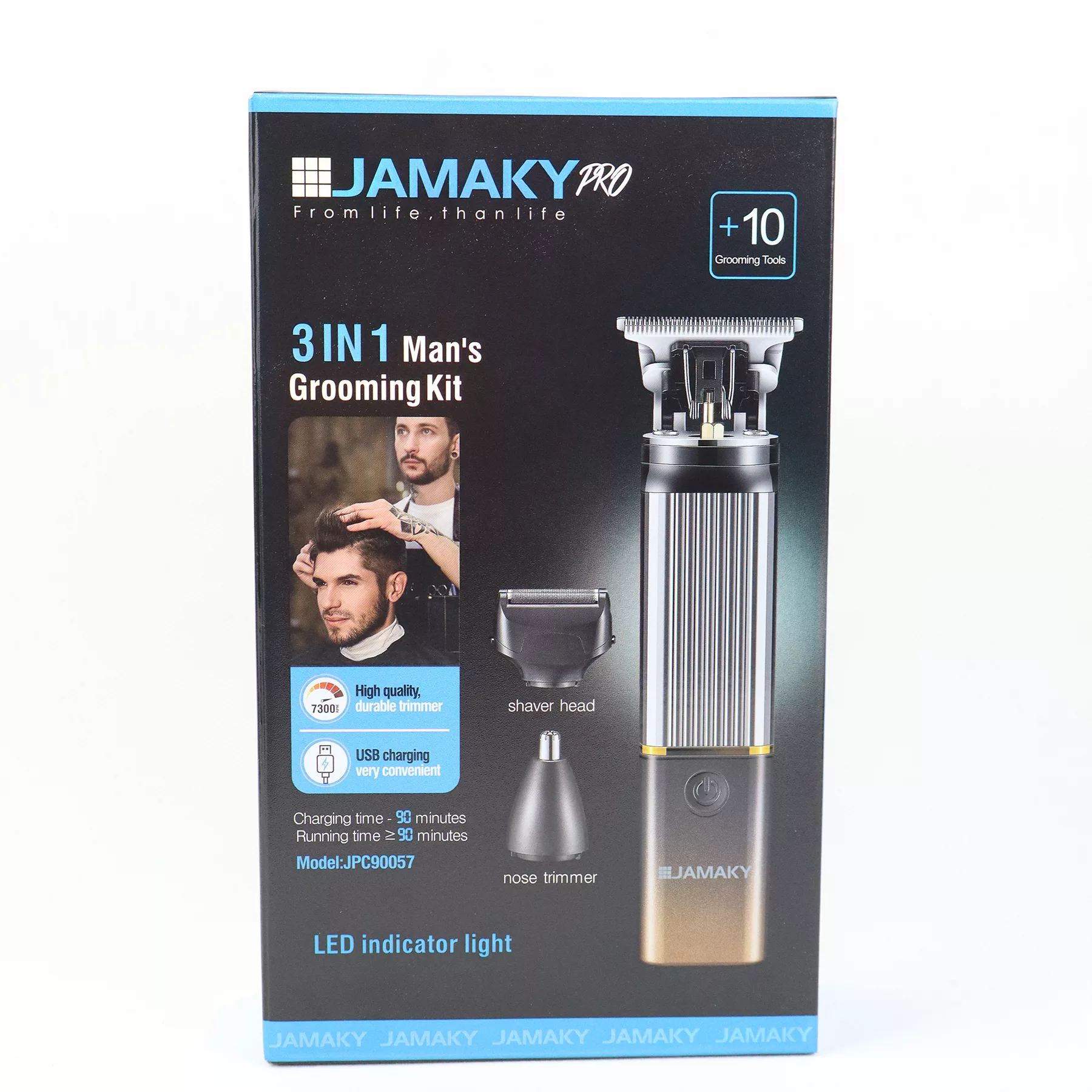 ماشین اصلاح موی سر و صورت شارژی جاماکی مدل JPC90057