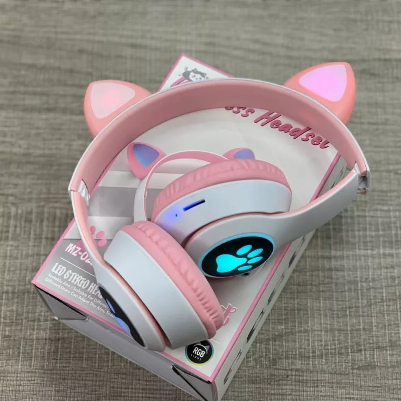 هدست بلوتوثی مدل گربه ای