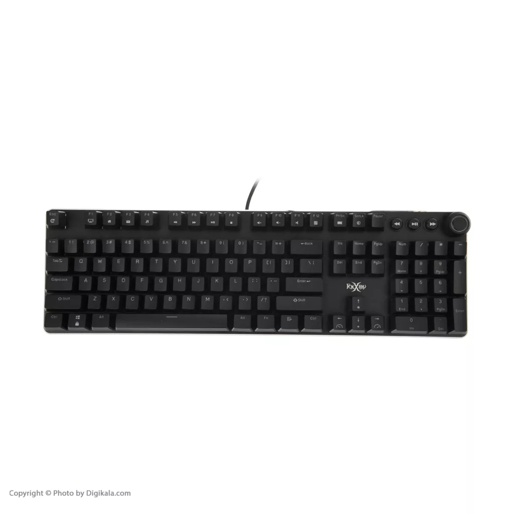 کیبورد مخصوص بازی فاکس ری مدل FXR-HKM-61