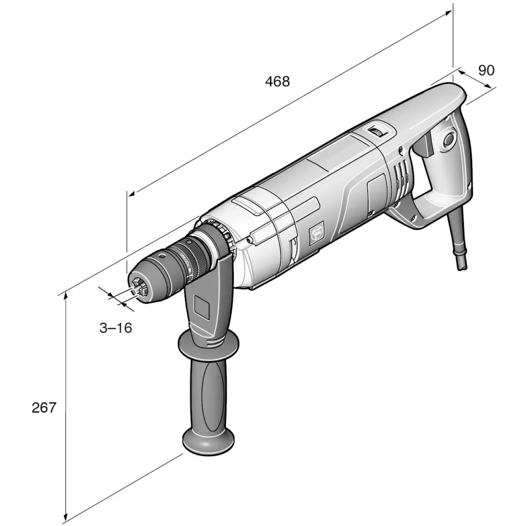 دریل فاین مدل BOS 16-2