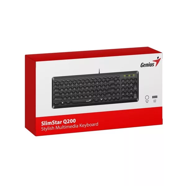 کیبورد جنیوس مدل SLIM STAR Q200