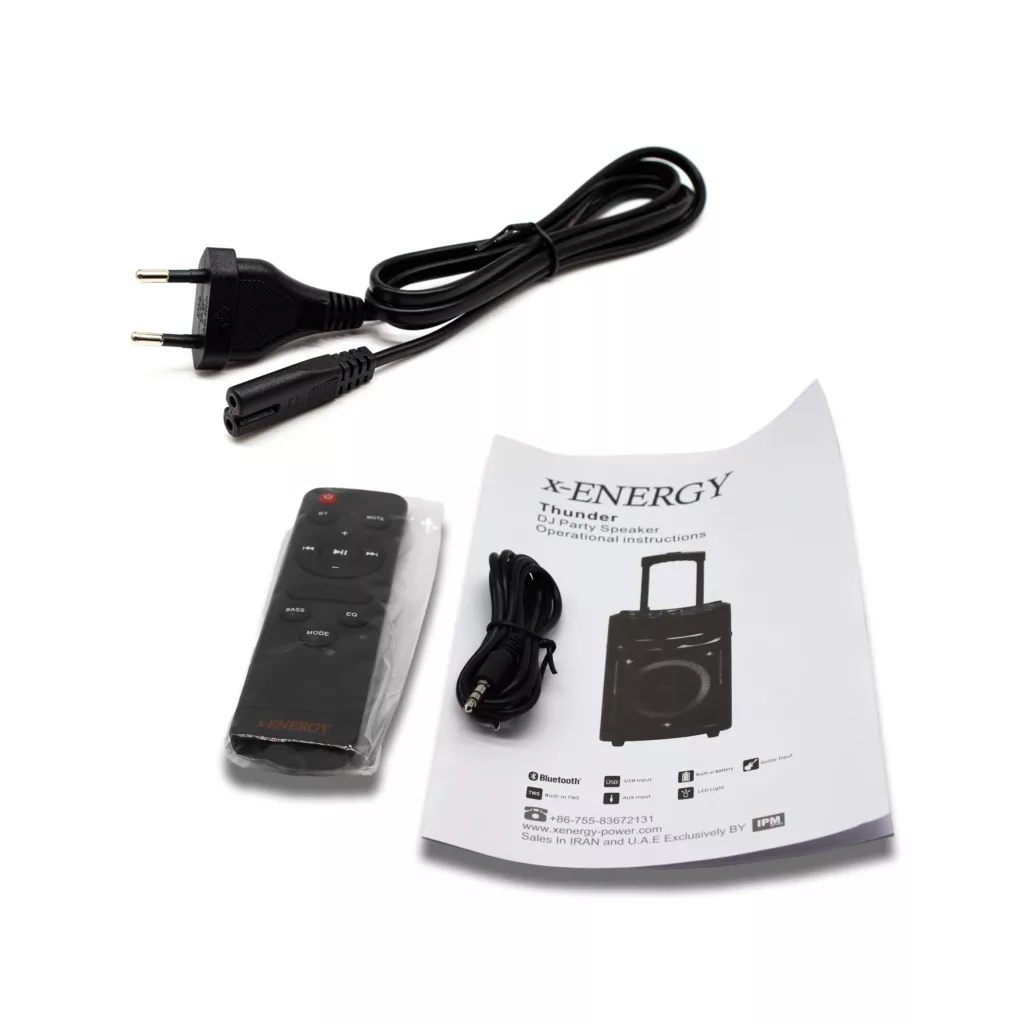 اسپیکر چمدانی پارتی باکس ایکس انرژی مدل THUNDER