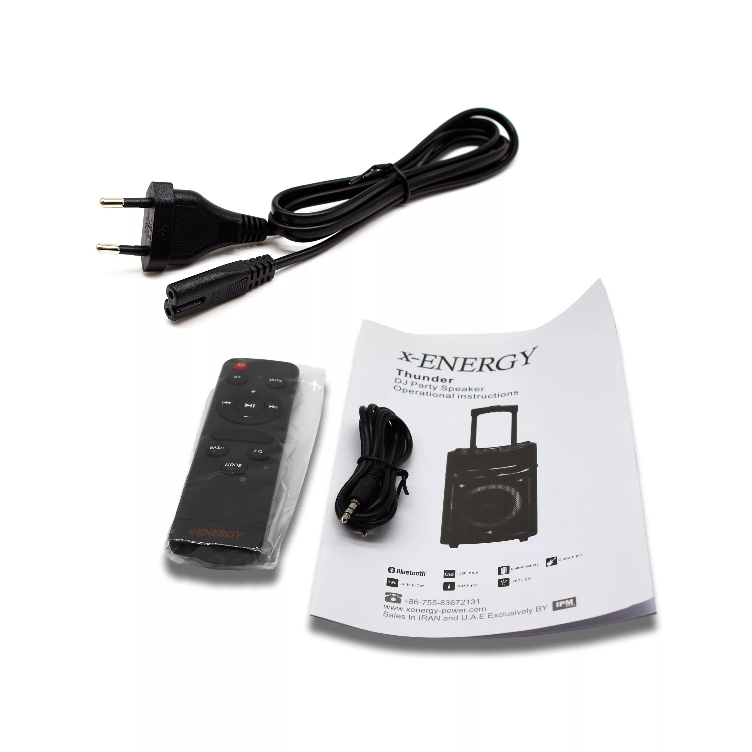 اسپیکر چمدانی پارتی باکس ایکس انرژی مدل THUNDER