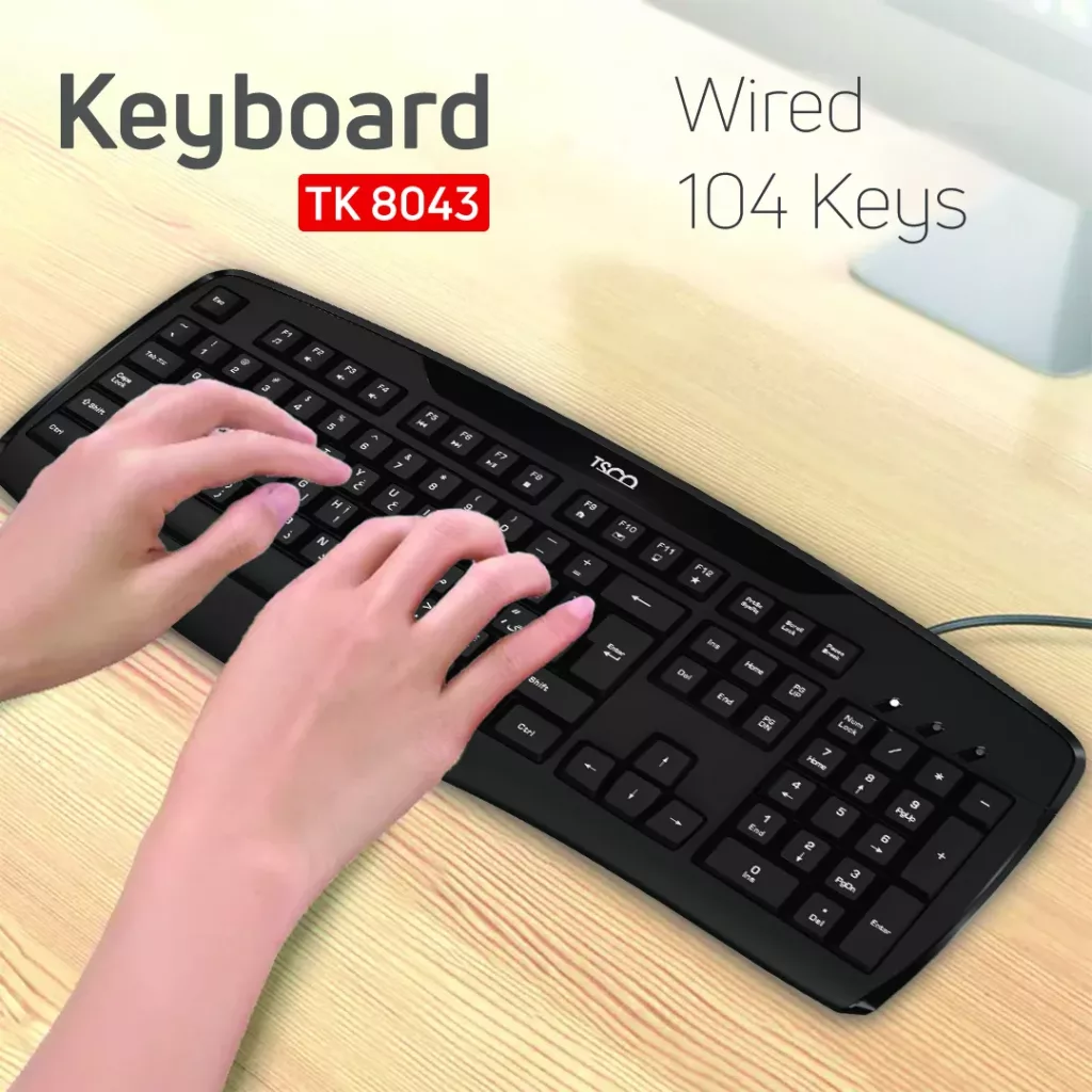 کیبورد تسکو مدل TK 8043