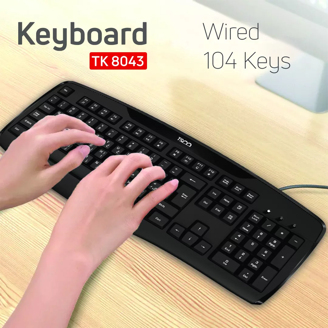 کیبورد تسکو مدل TK 8043