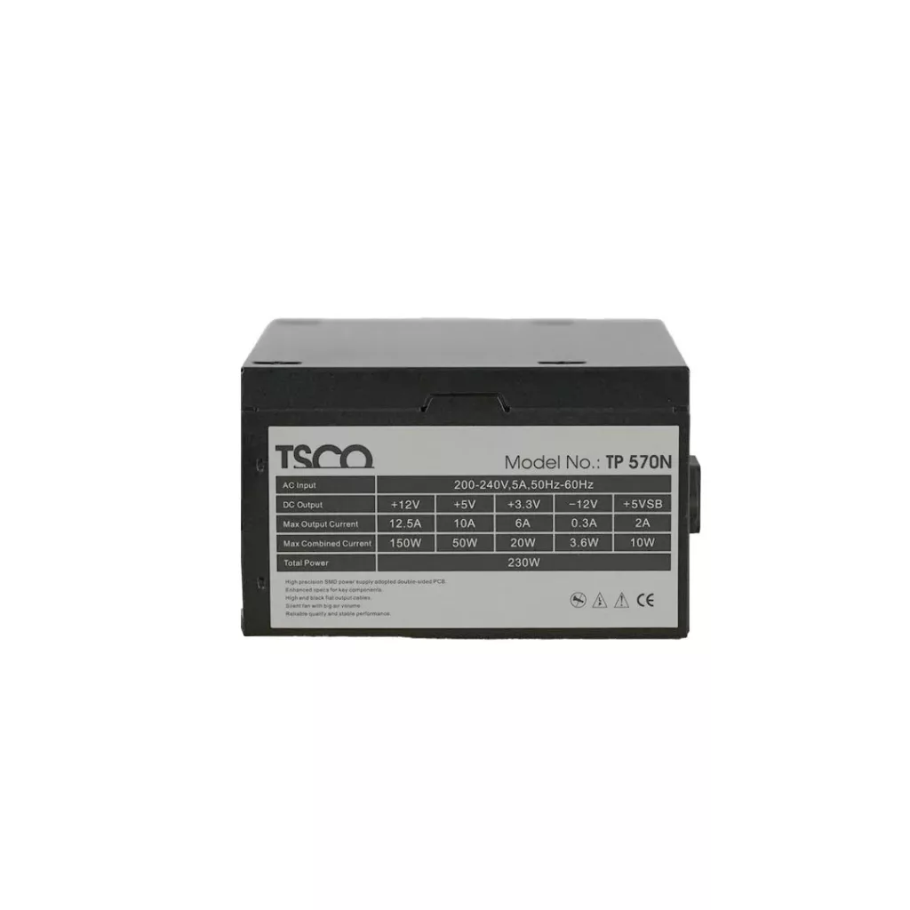 منبع تغذیه کامپیوتر تسکو مدل TP 570N