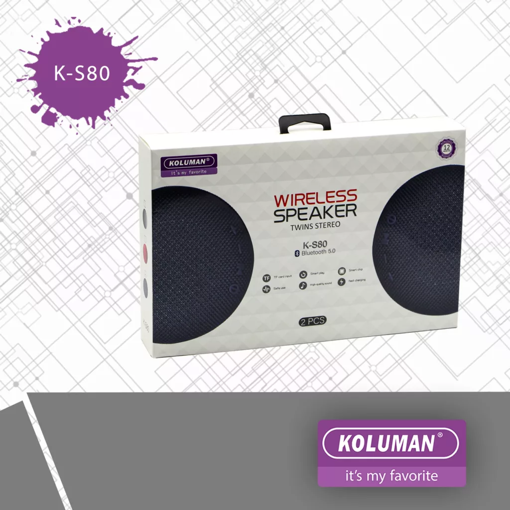 اسپیکر بلوتوثی قابل حمل کلومن مدل K-S80