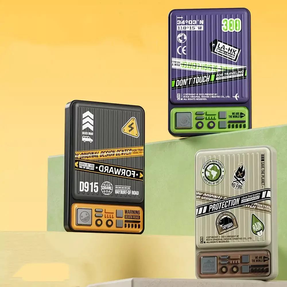 پاوربانک راک مدل S28 ظرفیت 10000 میلی آمپر ساعت