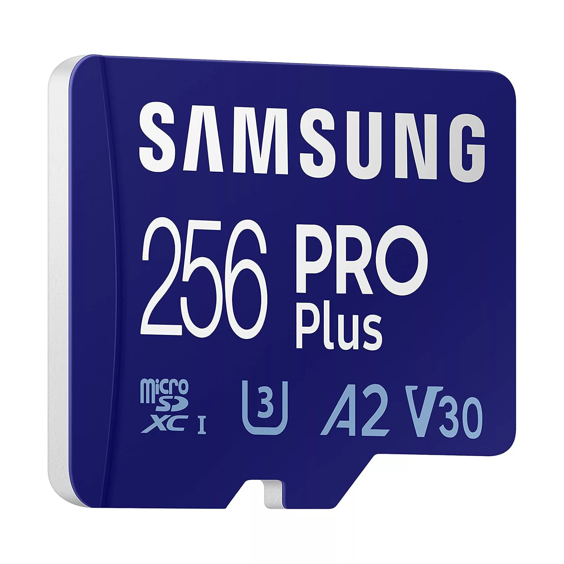 کارت حافظه MicroSDXC سامسونگ مدل Samsung PRO PLUS UHS-I U3 A2 V30 ظرفیت 256 گیگابایت به همراه آداپتور SD