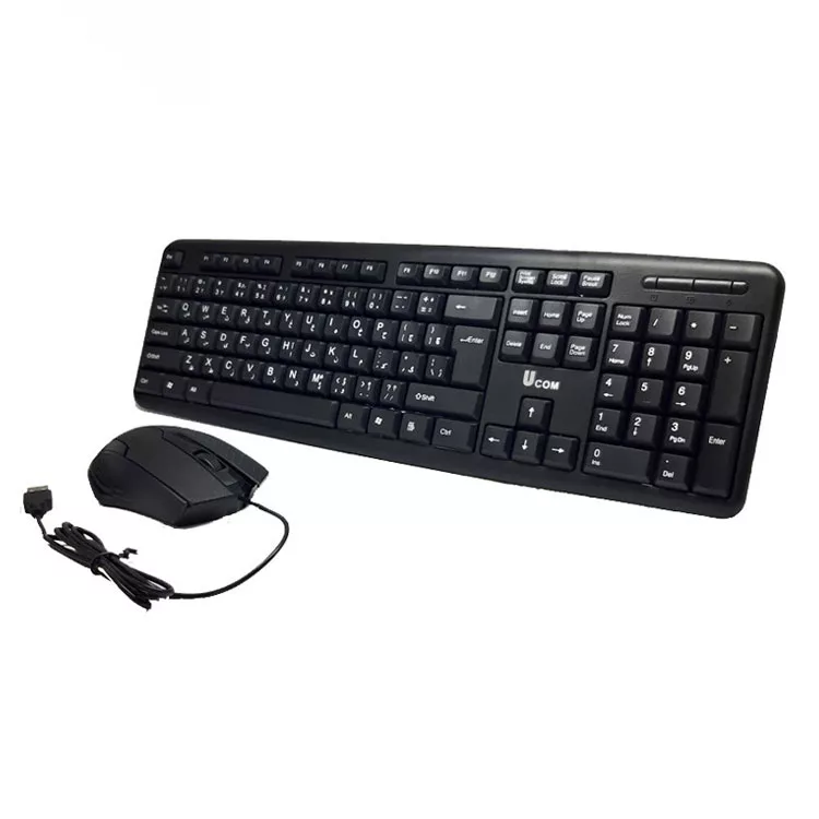 کیبورد و ماوس یوکام مدل 2860، سوئیچ ممبران، Full-size