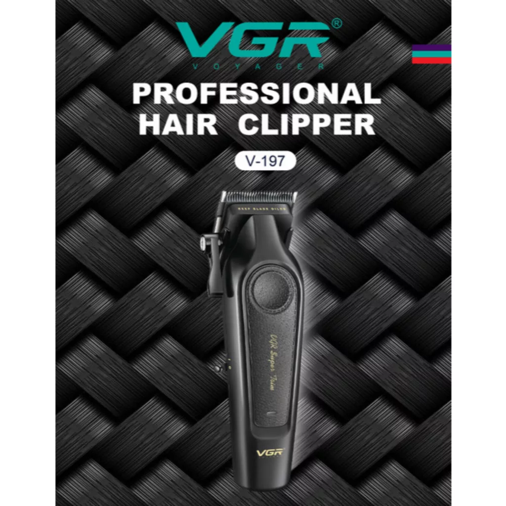 ماشین اصلاح موی سر و صورت شارژی وی جی ار مدل V-197