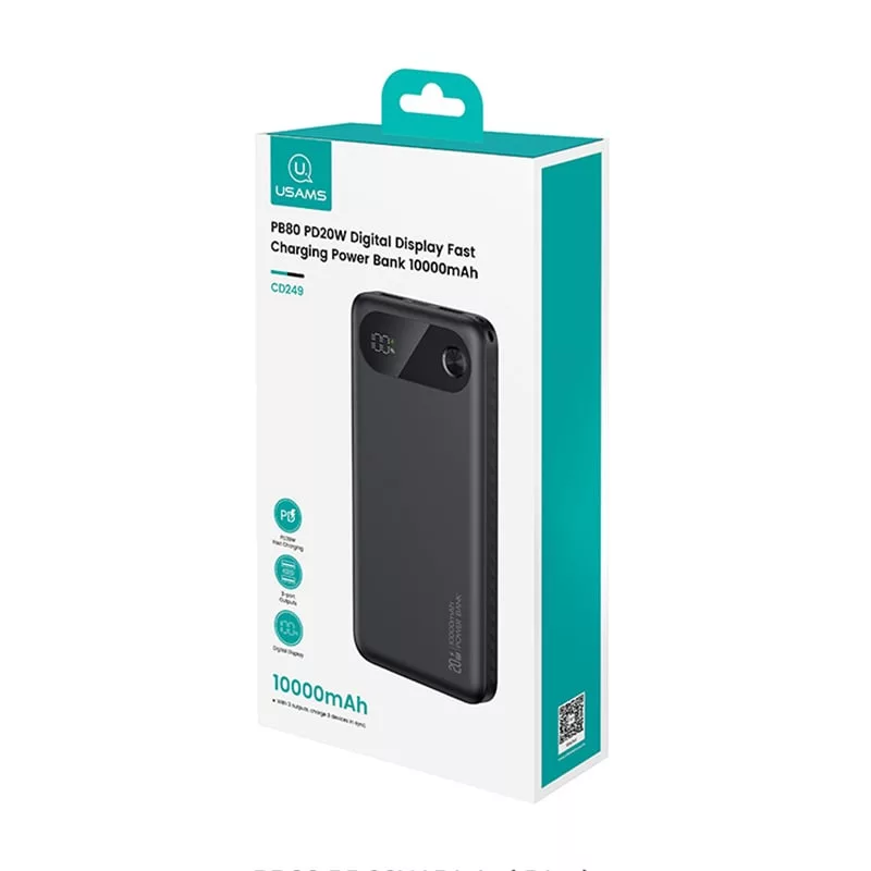 پاوربانک یوسمز مدل CD249 ظرفیت 10000 میلی آمپر ساعت