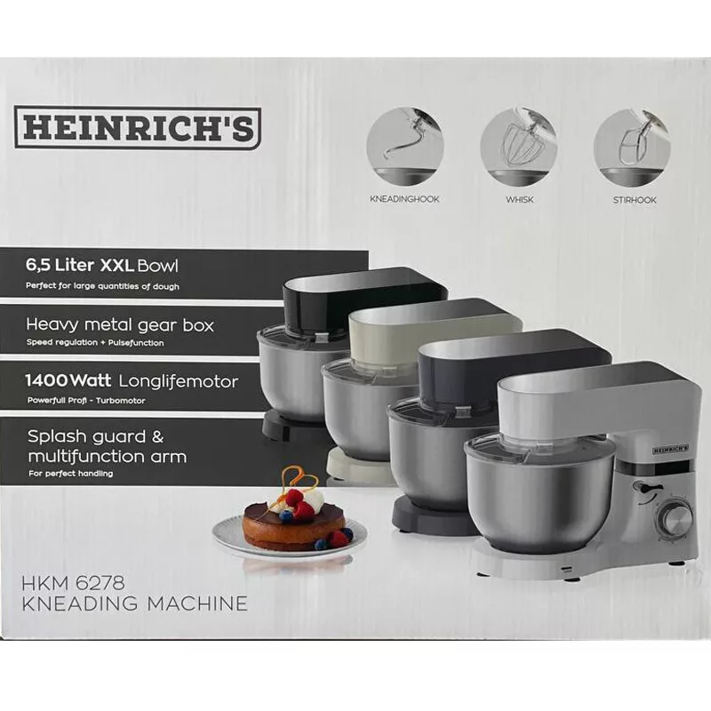 همزن کاسه‌دار 6 لیتری هنریچ مدل HKM 6278