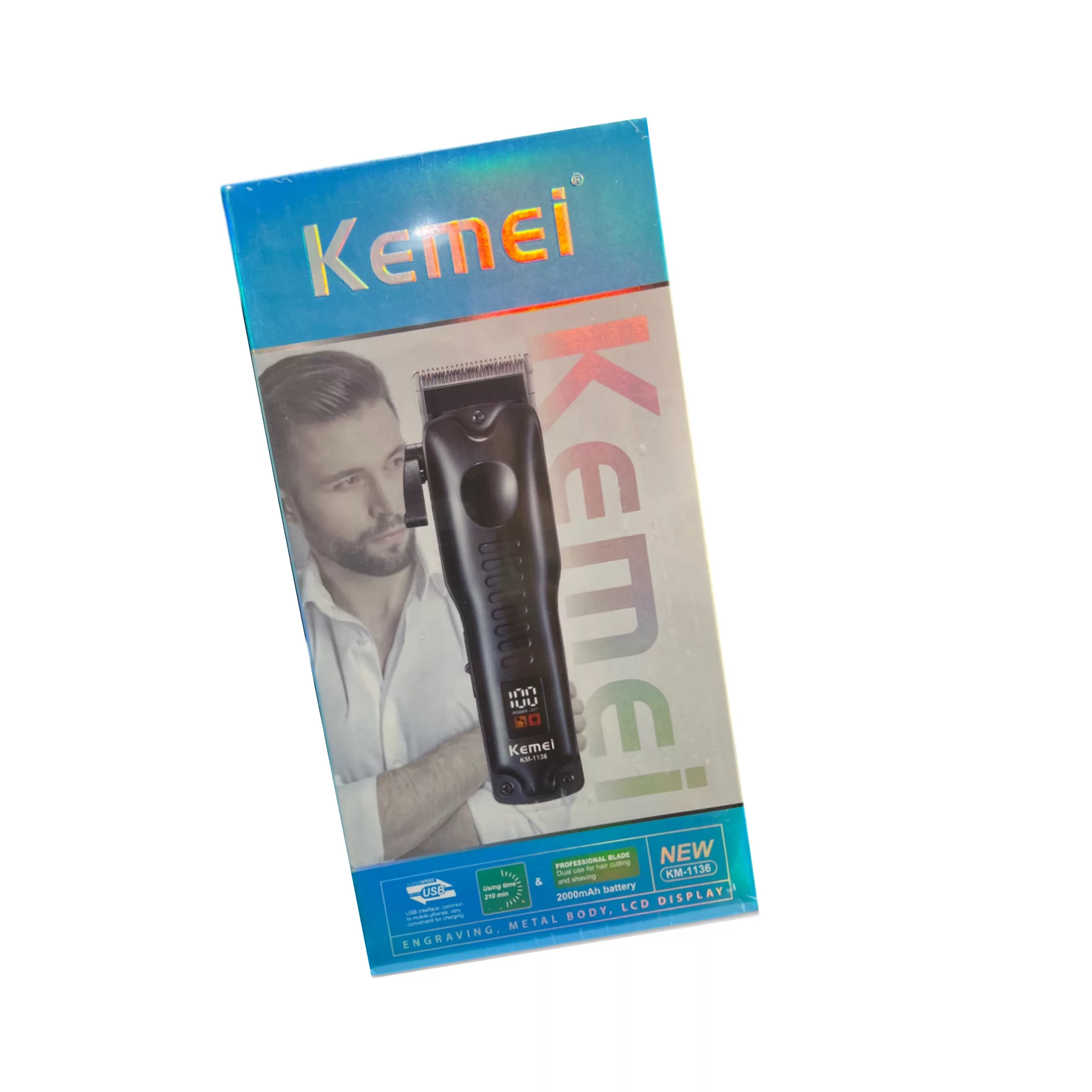 ماشین اصلاح موی سر و صورت شارژی کیمی مدل KM-1136