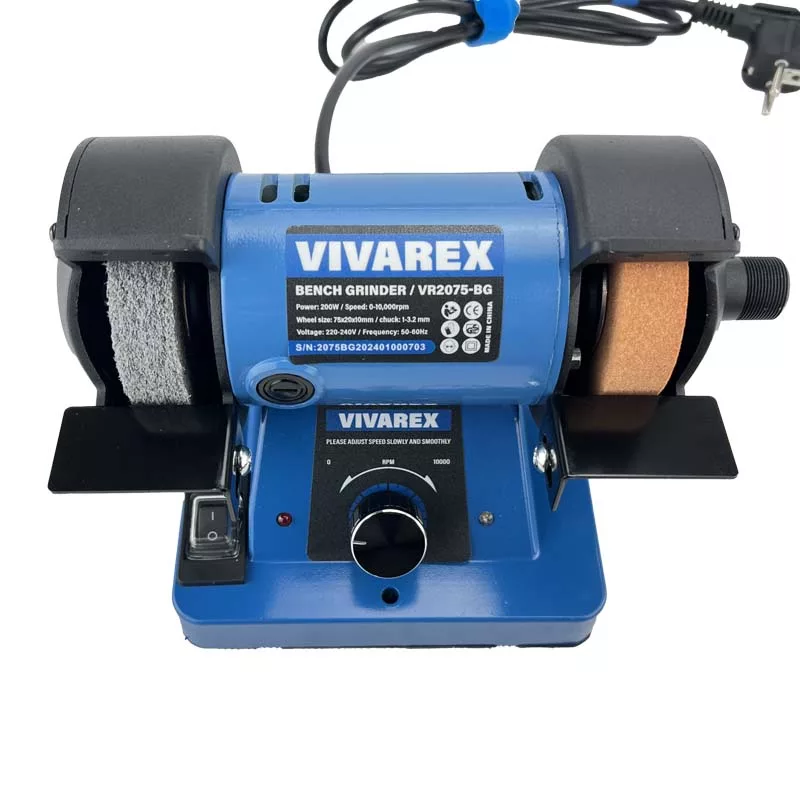 سنگ رومیزی مینیاتوری 75 میلیمتری 175 وات ویوارکس مدل VR2075-BG