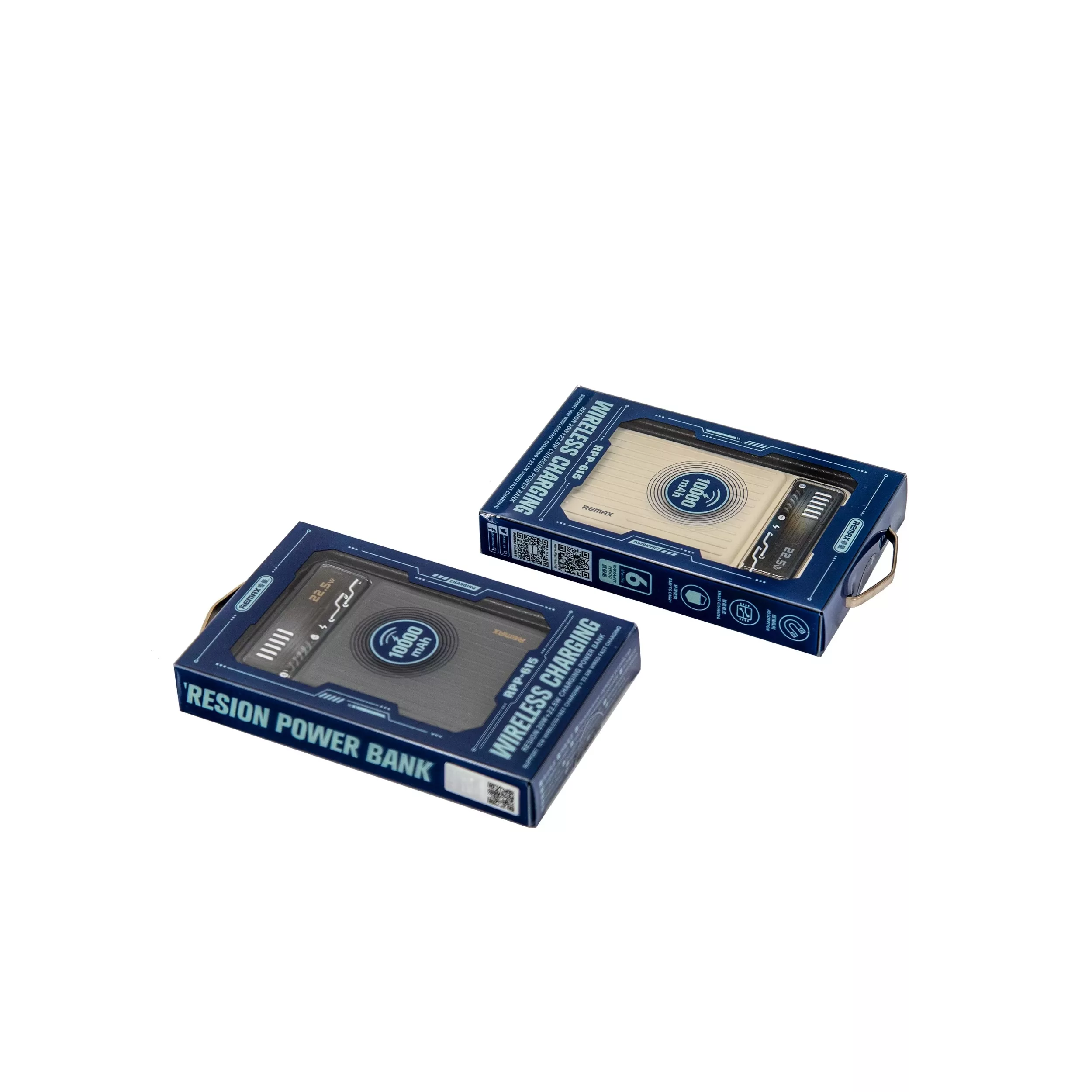 پاوربانک ریمکس مدل rp615 با ظرفیت 10000 میلی آمپر ساعت