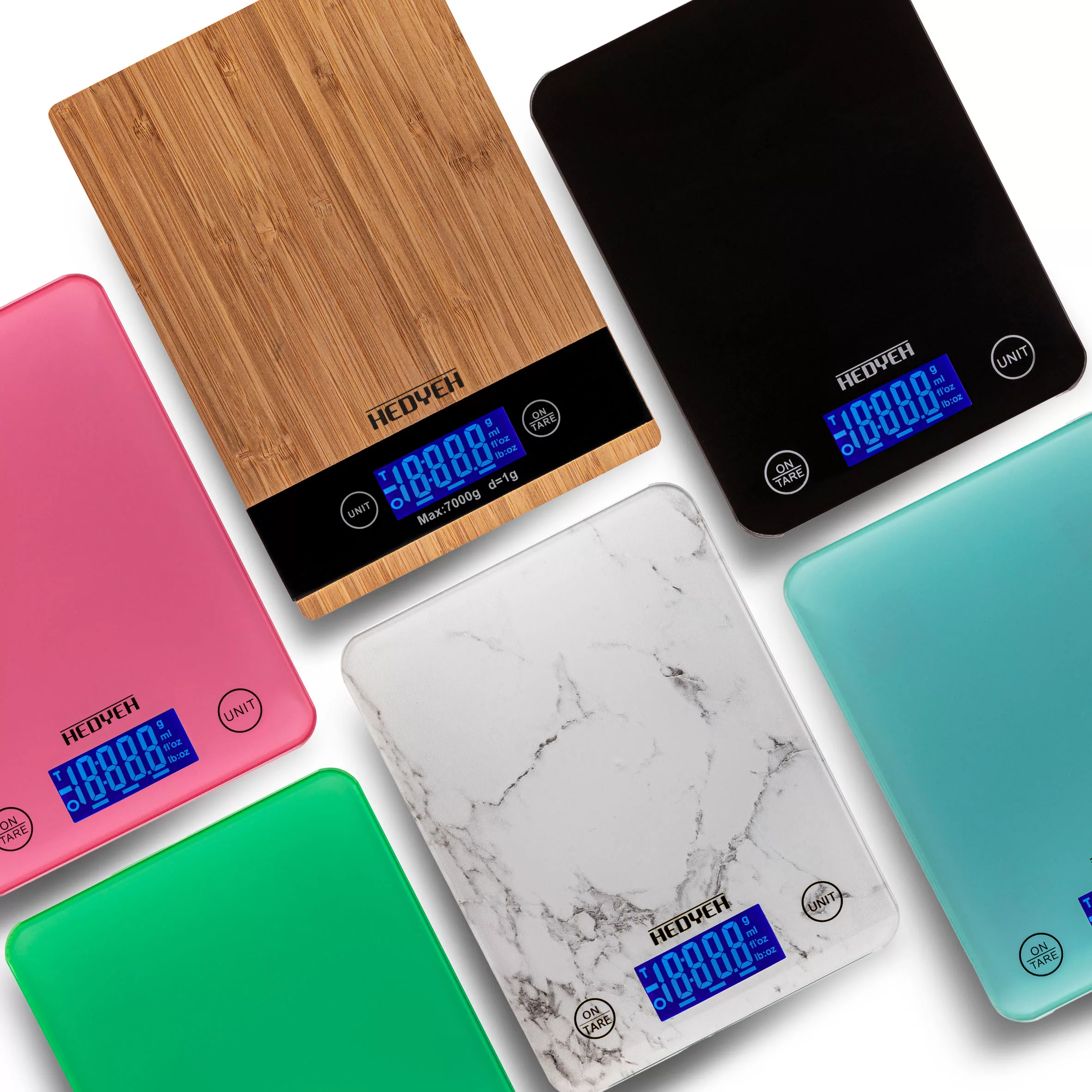 ترازوی آشپزخانه هدیه مدل چوب بامبو