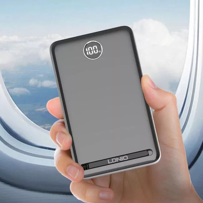 پاوربانک الدینیو مدل PQ17 ظرفیت 10000 میلی آمپر ساعت