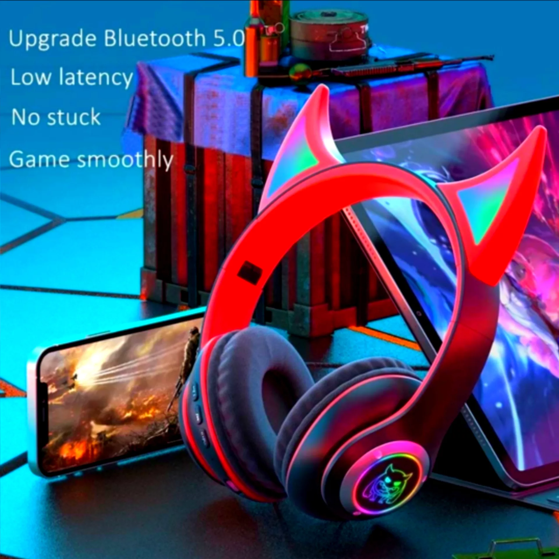 هدفون بی سیم مدل کت دیزاین  کد STN-25 N2023