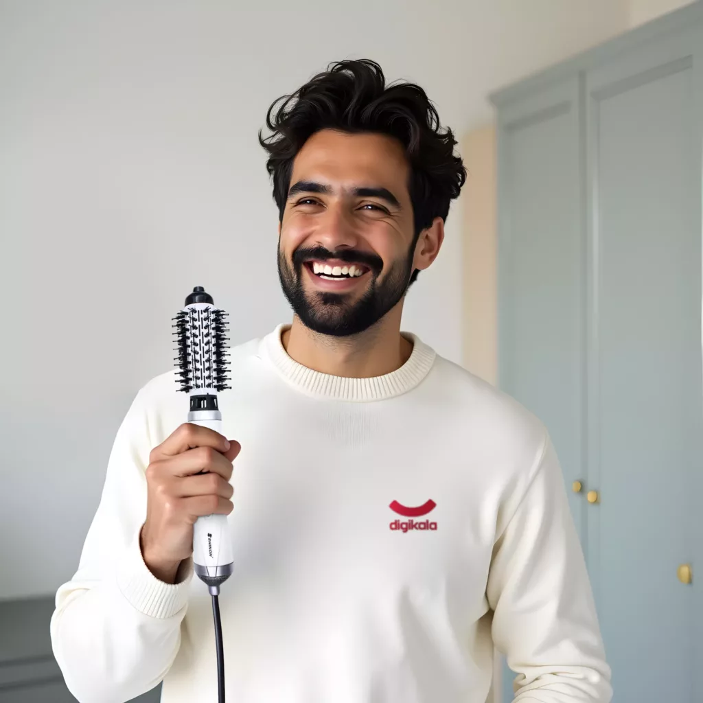 سشوار برس‌دار چرخشی شینون مدل SH-8228