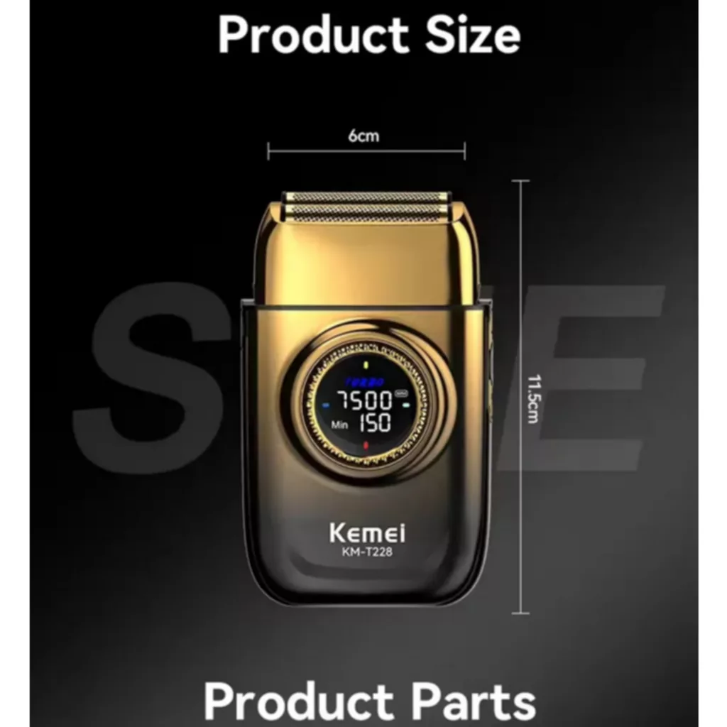ماشین اصلاح موی سر و صورت شارژی کیمی مدل km-8557 مجموعه 3 عددی